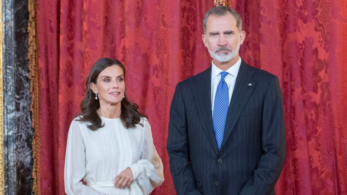 Los Reyes Felipe y Letizia, en un acto oficial.