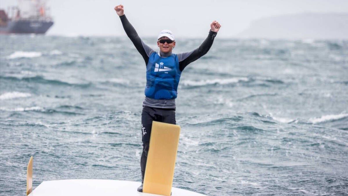Iker Múgica, campeón de vela española en la categoría 'optimist'