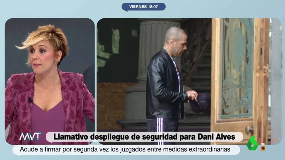 Un debate sobre Dani Alves provocó el enfado de Cristina Pardo
