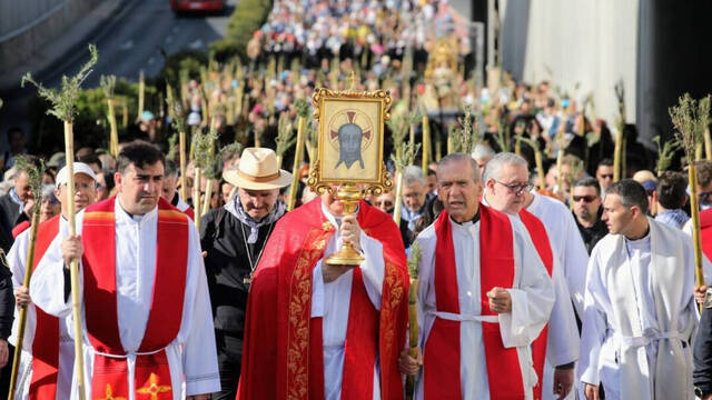 Así ha sido la llegada al Monasterio de la Santa Faz: Más de 330.000 peregrinos