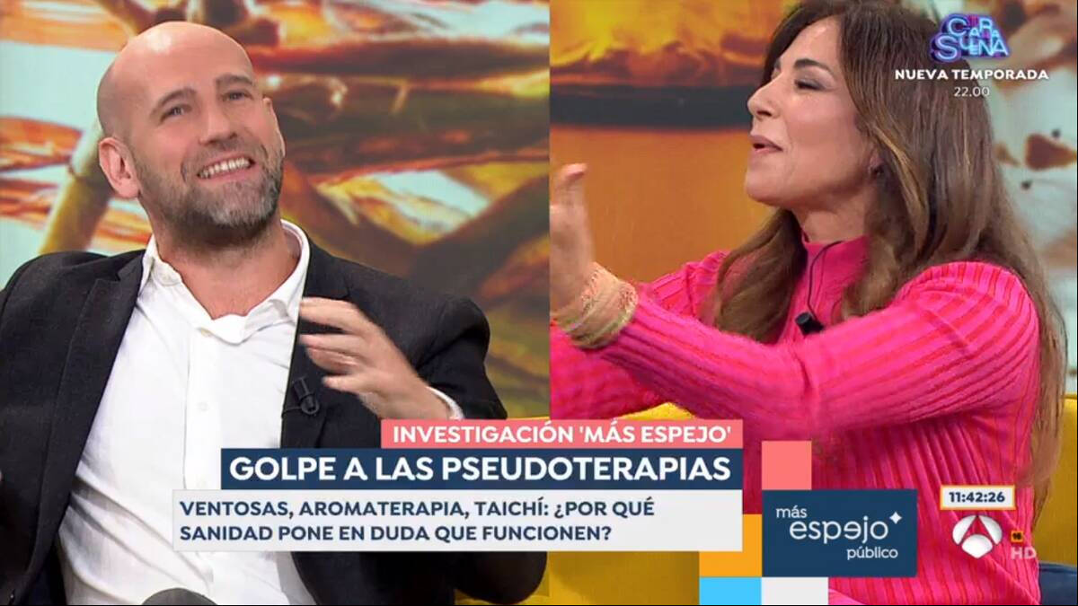 Gonzalo Miró y Mariló Montero durante otra de sus discusiones en 'Espejo Público', en Antena 3.