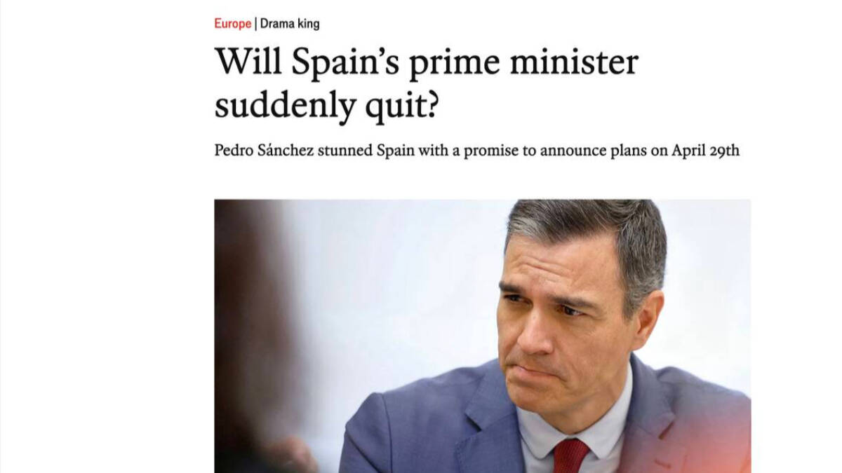 The Economist llama a Sánchez "drama king"