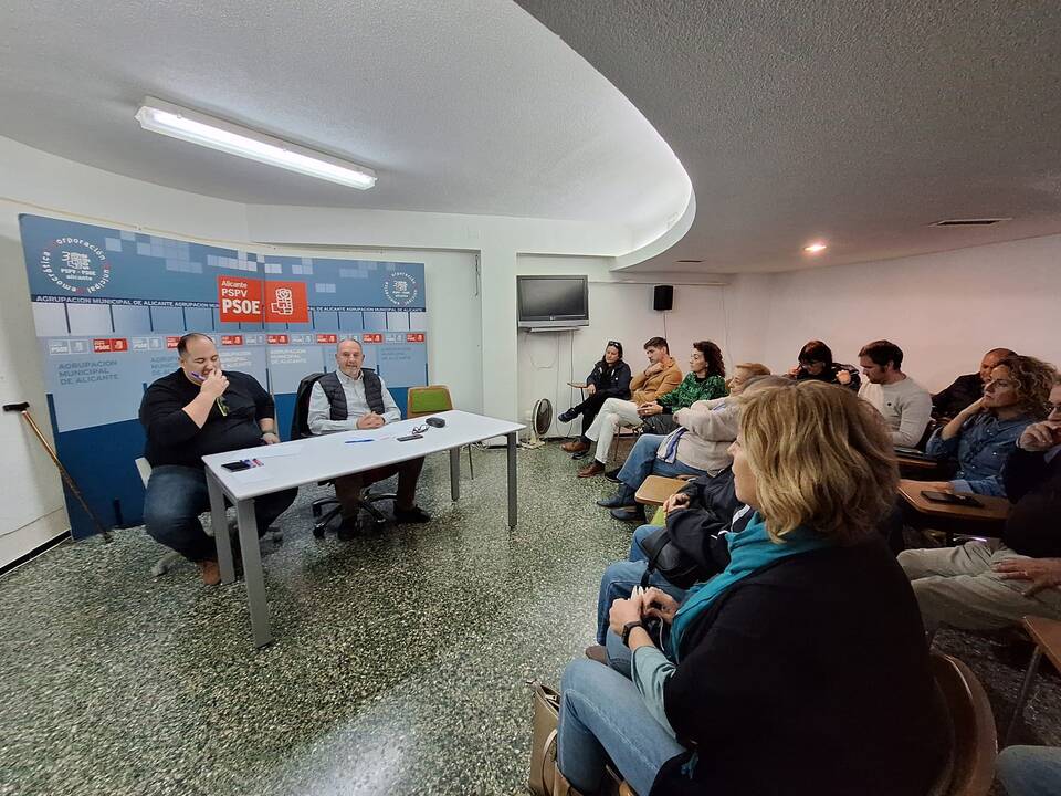 Comisión ejecutiva del PSPV-PSOE de la ciudad de Alicante.