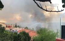 Un sistema de Hidraqua-Agbar logra contener el incendio en el Parque Natural del Turia