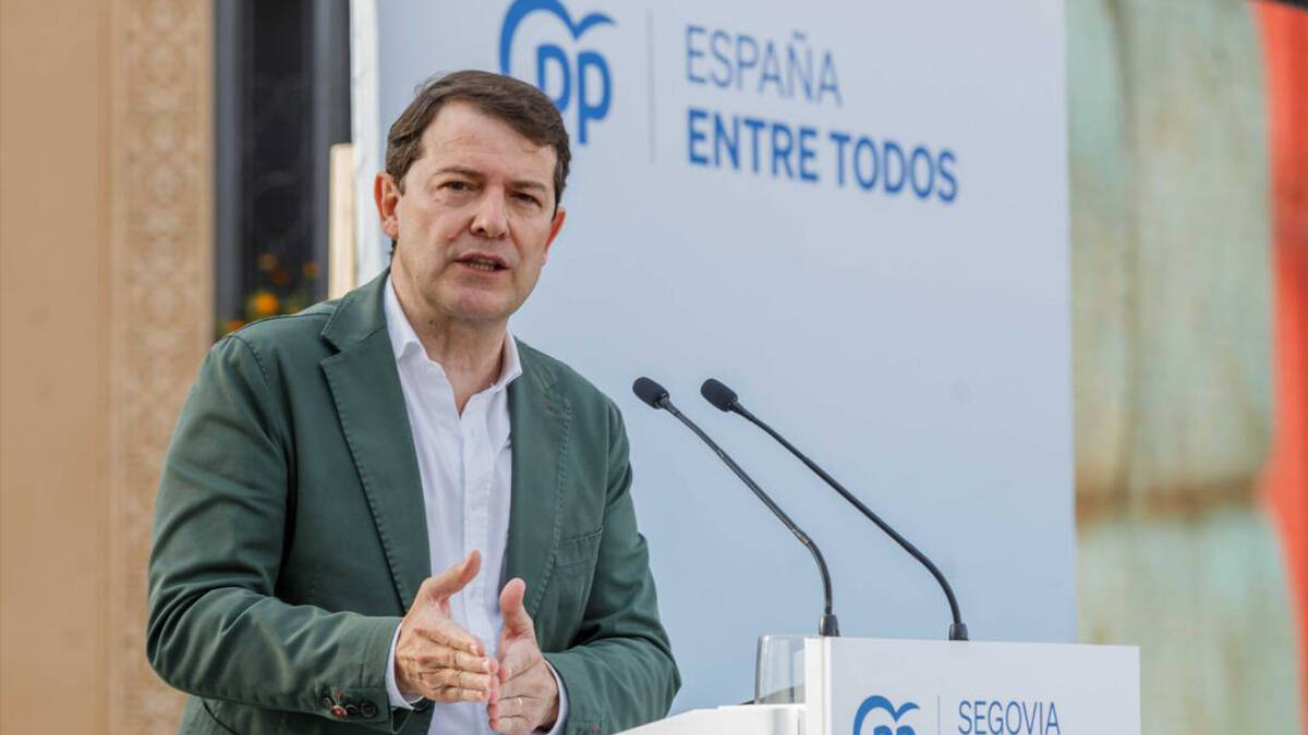 El presidente de la Junta y del PP de Castilla y León, Alfonso Fernández Mañueco