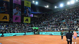 Imposible no emocionarse: así fue el homenaje del Mutua Madrid Open a Rafa Nadal