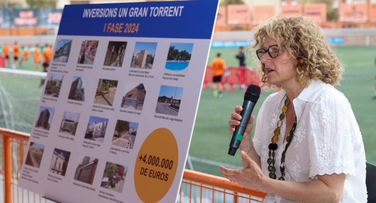 Amparo Folgado presenta la fase I del plan de inversiones del Ayuntamiento de Torrent para 2024