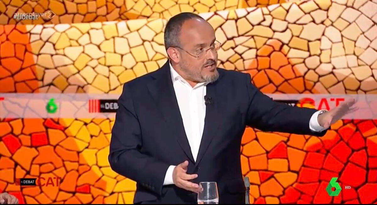 Alejandro Fernández en el debate de La Sexta