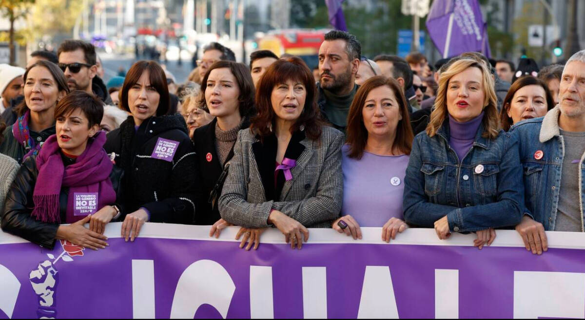 Ministras del PSOE el 8 de marzo