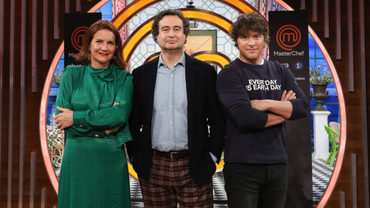 Los jueces de 'Masterchef': Samantha Vallejo-Nágera, Pepe Rodríguez y Jordi Cruz.
