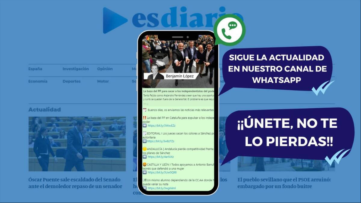 ESdiario lanza su canal de noticias en Wahtsapp.