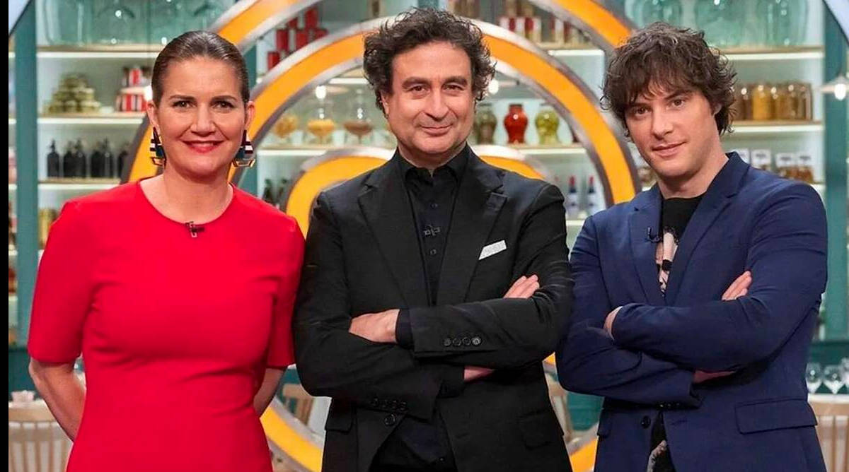 Samantha Vallejo-Nágera, Pepe Rodríguez y Jordi Cruz, jurado de 'Masterchef'.